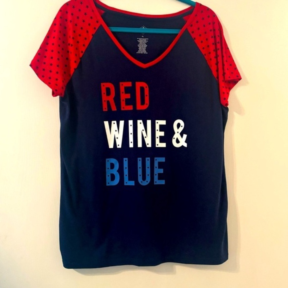 Tshirt “Red, Wine and Blue” XL